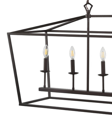 Pagoda Lantern Metal LED Pendant